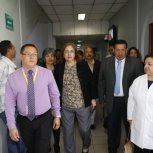 MINISTRA DE SALUD, RECORRIDO POR INSTITUCIÓN